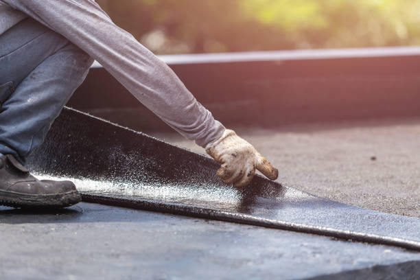 Professional Exterior Waterproofing technician working in Brookville, IN